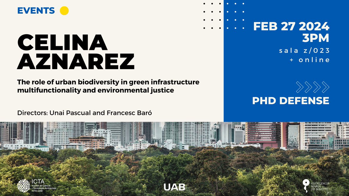 Francesc Baró (@francesc_baro) on Twitter photo Big day coming soon!! <a href="/celiaznarez/">Celina Aznarez</a> to defend her great PhD research next week! 🤩
uab.cat/web/sala-de-pr… Big day coming soon!! <a href="/celiaznarez/">Celina Aznarez</a> to defend her great PhD research next week! 🤩
uab.cat/web/sala-de-pr…