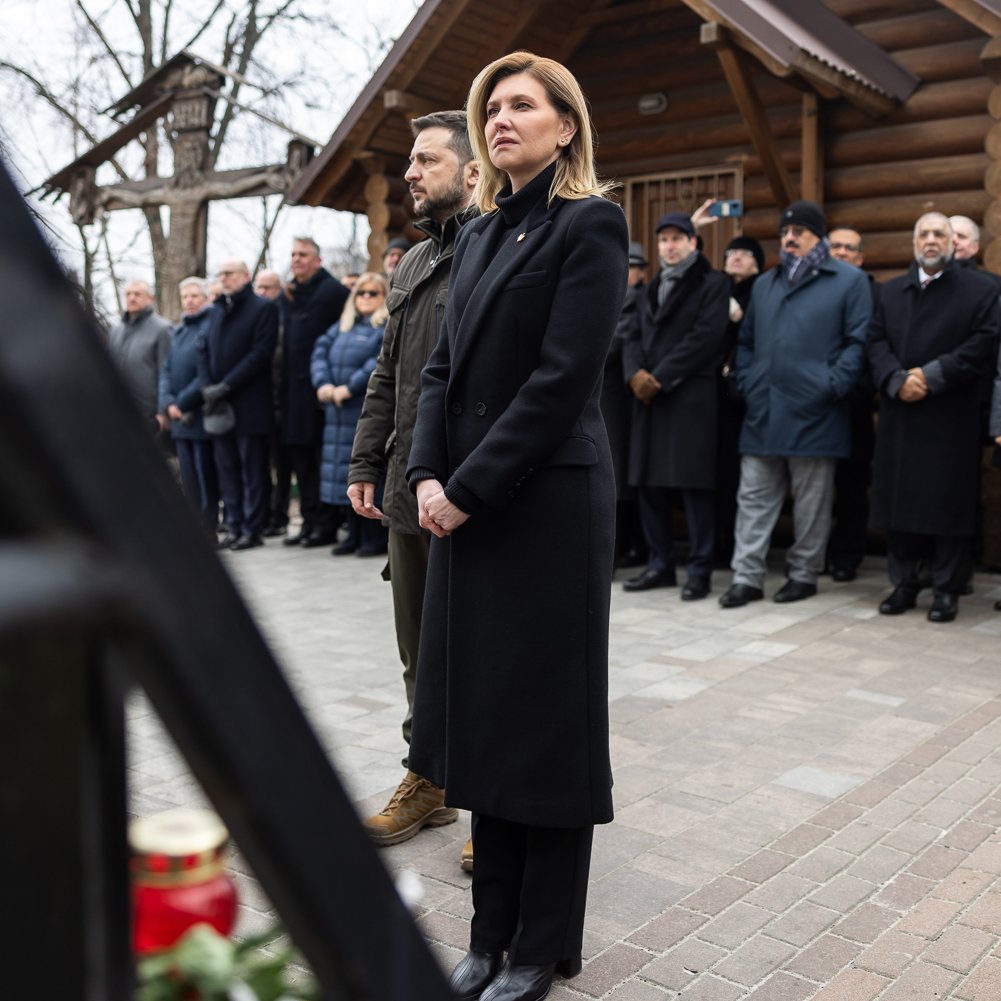 ZelenskaUA's tweet photo. Ten years ago, the Heroes of the Heavenly Hundred were killed for choosing to be free in their own country. Today, attempts to destroy 🇺🇦 continue — now by an enemy army, missiles and drones. I am grateful to everyone who defends Ukraine. It won before then and it will win again. https://t.co/Oew124Ti3K
