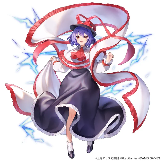 #東方アルカ にて永江衣玖のイラストを描かせていただきました! 