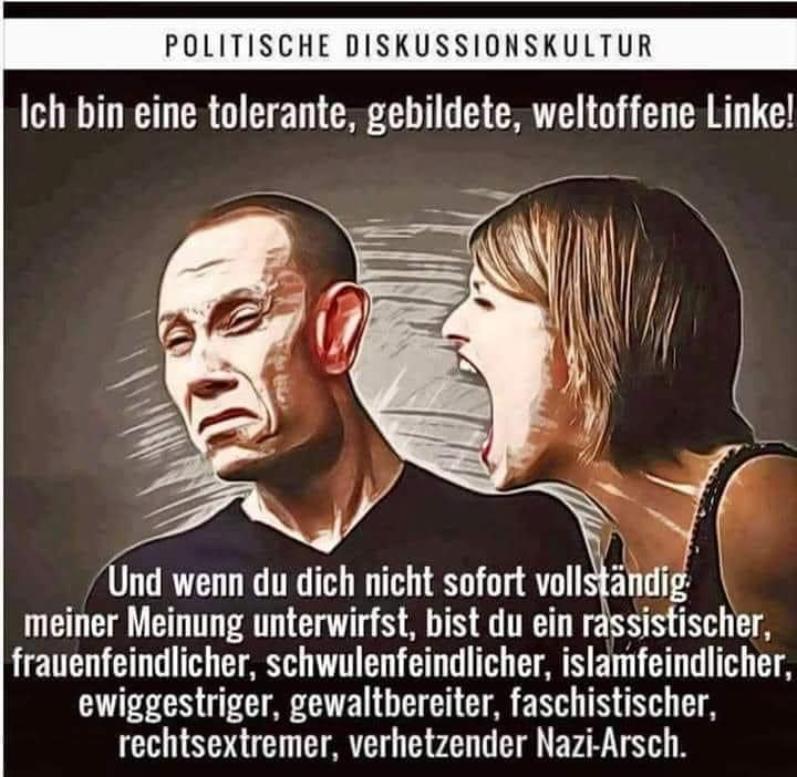 @Stefan_K__ Eine seltsame Art von Demokratieverständnis haben Sie da. Die entspricht der von Faeser, welche eine Neo-DDR mit ihrem Demokratieverhinderungsgesetz wieder einführen möchte.