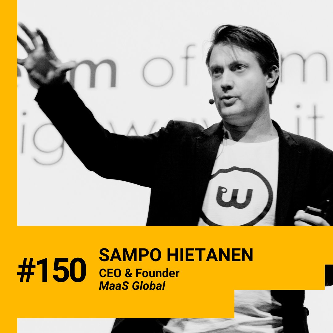 The Pursuit of Scrappiness Podcast (@scrappinesspod) on Twitter photo "Most of us don't own our dream car anyway and use it 4% of the time but we still pay for it 100%". Agree?
Ep 150 with <a href="/sampohietanen/">Sampo Hietanen</a>, #MaaS pioneer & <a href="/maas_global/">MaaS Global</a> CEO, discusses user-centric design & stakeholder balance
🎧bit.ly/49mKl5g "Most of us don't own our dream car anyway and use it 4% of the time but we still pay for it 100%". Agree?
Ep 150 with <a href="/sampohietanen/">Sampo Hietanen</a>, #MaaS pioneer & <a href="/maas_global/">MaaS Global</a> CEO, discusses user-centric design & stakeholder balance
🎧bit.ly/49mKl5g