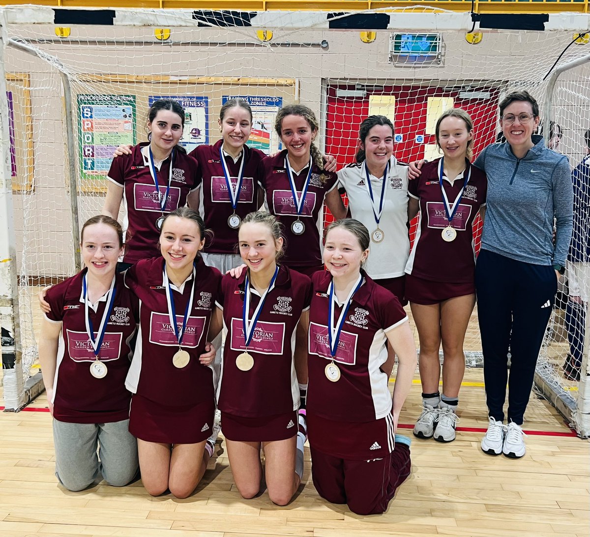 Congratulations to @PortraneHockey @PortraneHCJuni1 who were victorious in the @leinsterhockey1 Inter Indoor Tournament hosted by Boyne HC. Congrats also to runners up @RailwayUnionHC, Shield winners @OldAlexHC and runners up @LoretoHC @IIndoorhockey #LoveTheBoards