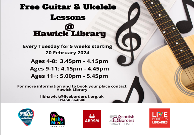 Starting tonight @Hawicklibrary. Spaces still available. Contact library to book.