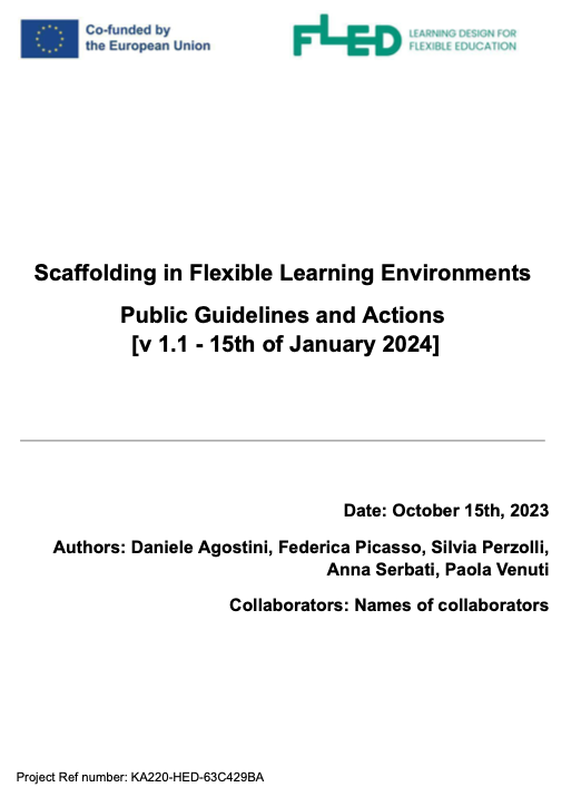 📢 Discover how we enhance #LearningDesign through effective scaffolding for #FlexibleEducation 🌍💡Dive into our guidelines for creating #inclusive learning experiences ➡️ shorturl.at/bxR06 #EdTech 🚨Feedback🚨Share your thoughts using these strategies 🙏