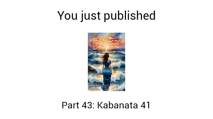 tcos kabanata 41: carrying, is updated! 4 chapters left! 🌊