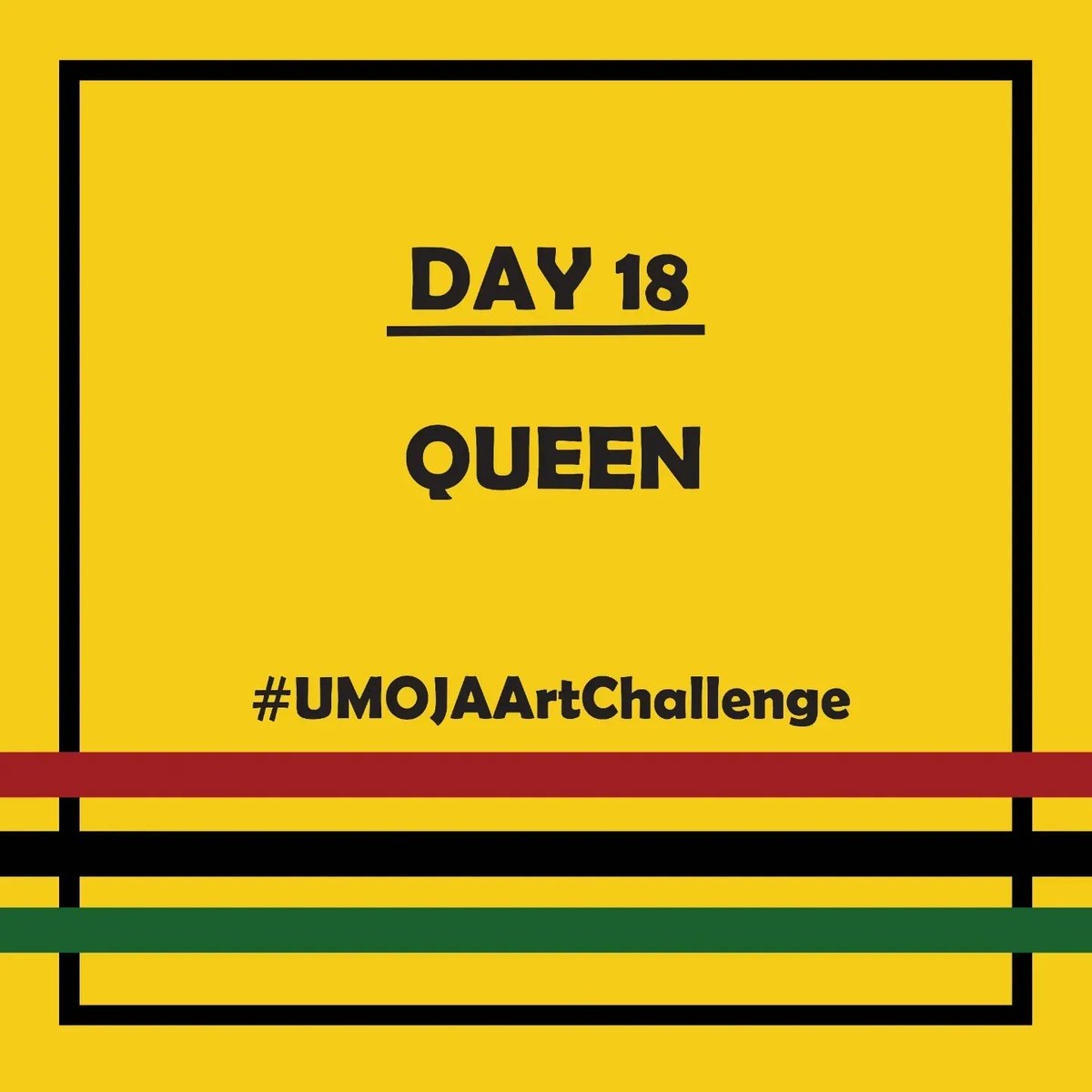 umoja_challenge's tweet photo. Today's drawing prompt "QUEEN". 

Post your drawing in the comments below. 
Tag: #umojaartchallenge

#BlackHistoryMonth #art https://t.co/kPcRoRAwui