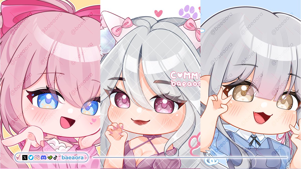 (Help RT & like, thank u so much <3) CHIBI COMMISSION OPEN ☆ for LOCAL & INTERNATIONAL 🩵 ☆ Please check the replies for more details! ☆ DM for order or request through VGen : vgen.co/baeaora #VGenOpen