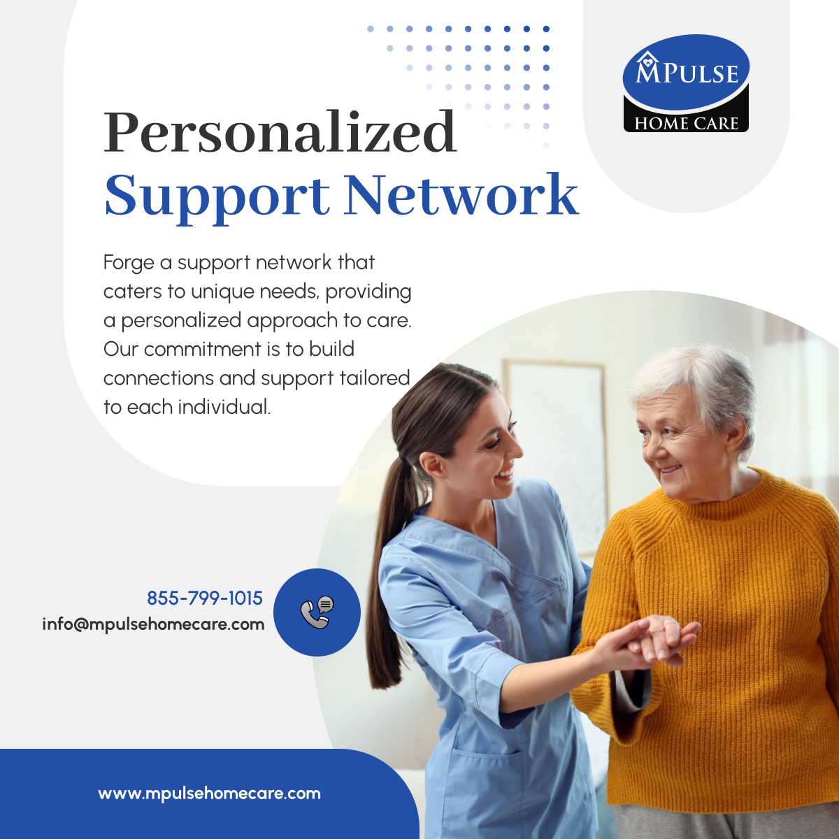 Our commitment to your well-being goes beyond standardized care. Discover the power of a personalized support network designed to meet your unique needs.

#PersonalizedSupport #CharlotteNC #HomeCare