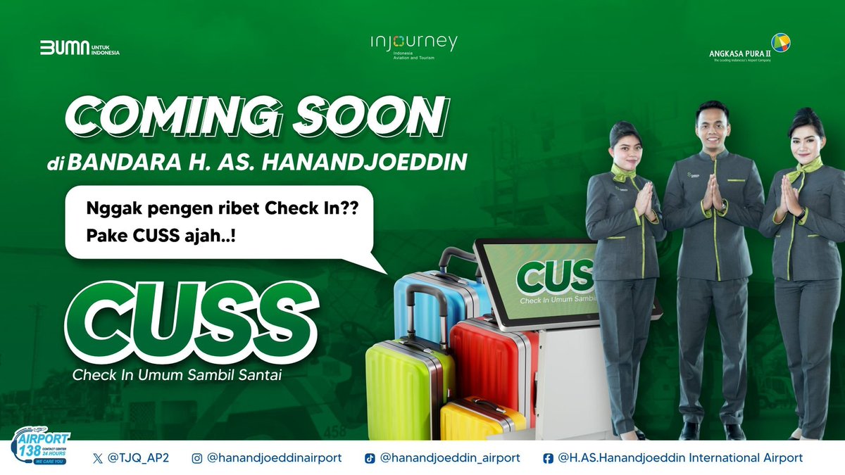 H.AS. HANANDJOEDDIN INTL AIRPORT tweet media