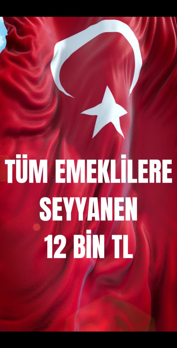 Tüm Emekli maaşlarına yerel seçimden önce 12000 TL seyyanen zam talep ediyoruz 

Milli iradenin gücü 31 Martta Sandıkta konuşacaktır.

<a href="/RTErdogan/">Recep Tayyip Erdoğan</a>
<a href="/isikhanvedat/">Prof. Dr. Vedat Işıkhan</a>
<a href="/Akparti/">AK Parti</a>

#EmekliyiSandıktaGörün 
#31MartEmeklininHesapGünü