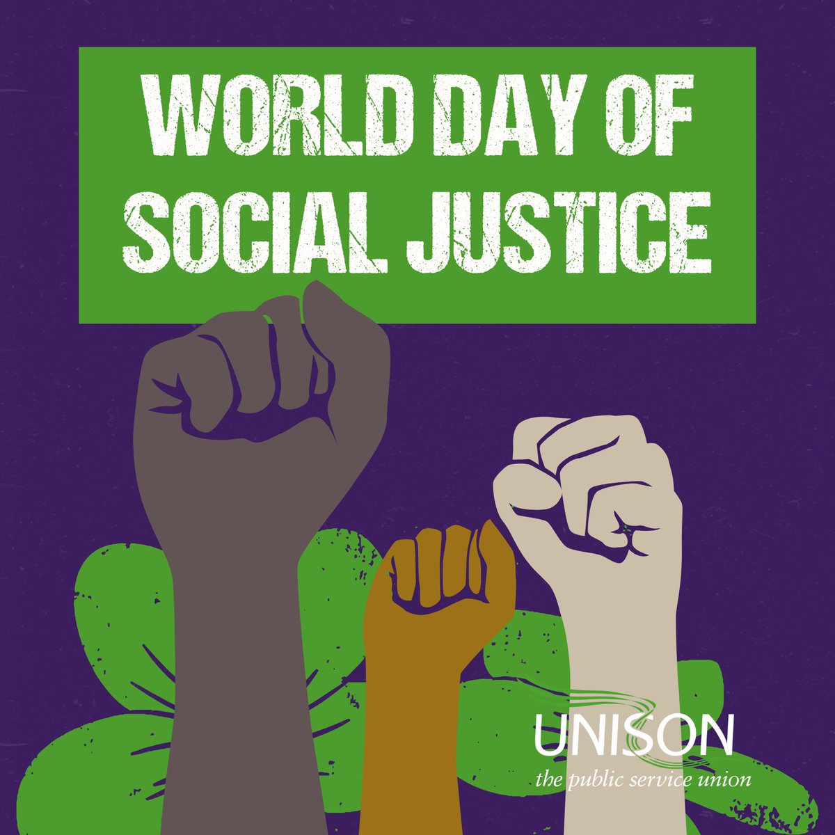We’re celebrating #WorldDayOfSocialJustice by acknowledging the power of solidarity✊🏾 Together with the international union movement, we advocate for social justice, workers' rights, and equitable opportunities.