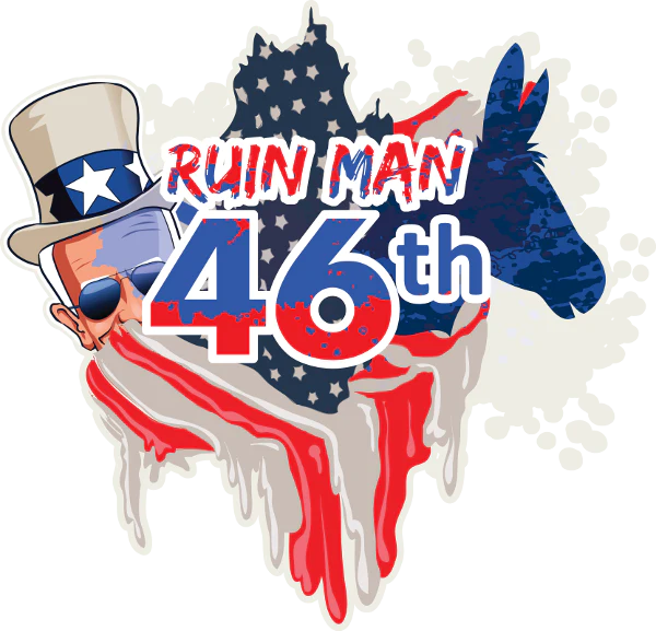 WowTrumpTshirts's tweet photo. Dive into the intriguing world of 'Ruin Man 46th' on our blog at https://t.co/Sem6gGqZvl. A fascinating read that blends history, mystery, and fashion. #IntriguingReads #RuinMan46th #MAGA #AmericaFirst #IWANTYOU #TShirts ๐บ๐ธ๐ฏ #Patriotism #Constitution #Trump2024TheOnlyChoice #Conservative