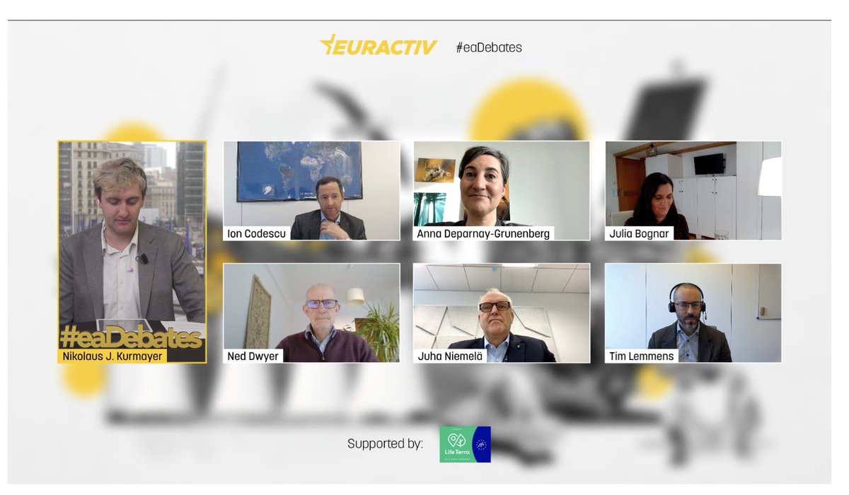 EUSTAFOR's tweet image. President Juha Niemela of @Metsahallitus represents @EUSTAFOR at @eaGreenEU @Euractiv debate on the New EU Forest Monitoring Framework #stateforests #StateForestsEU #ResponsibleForestry