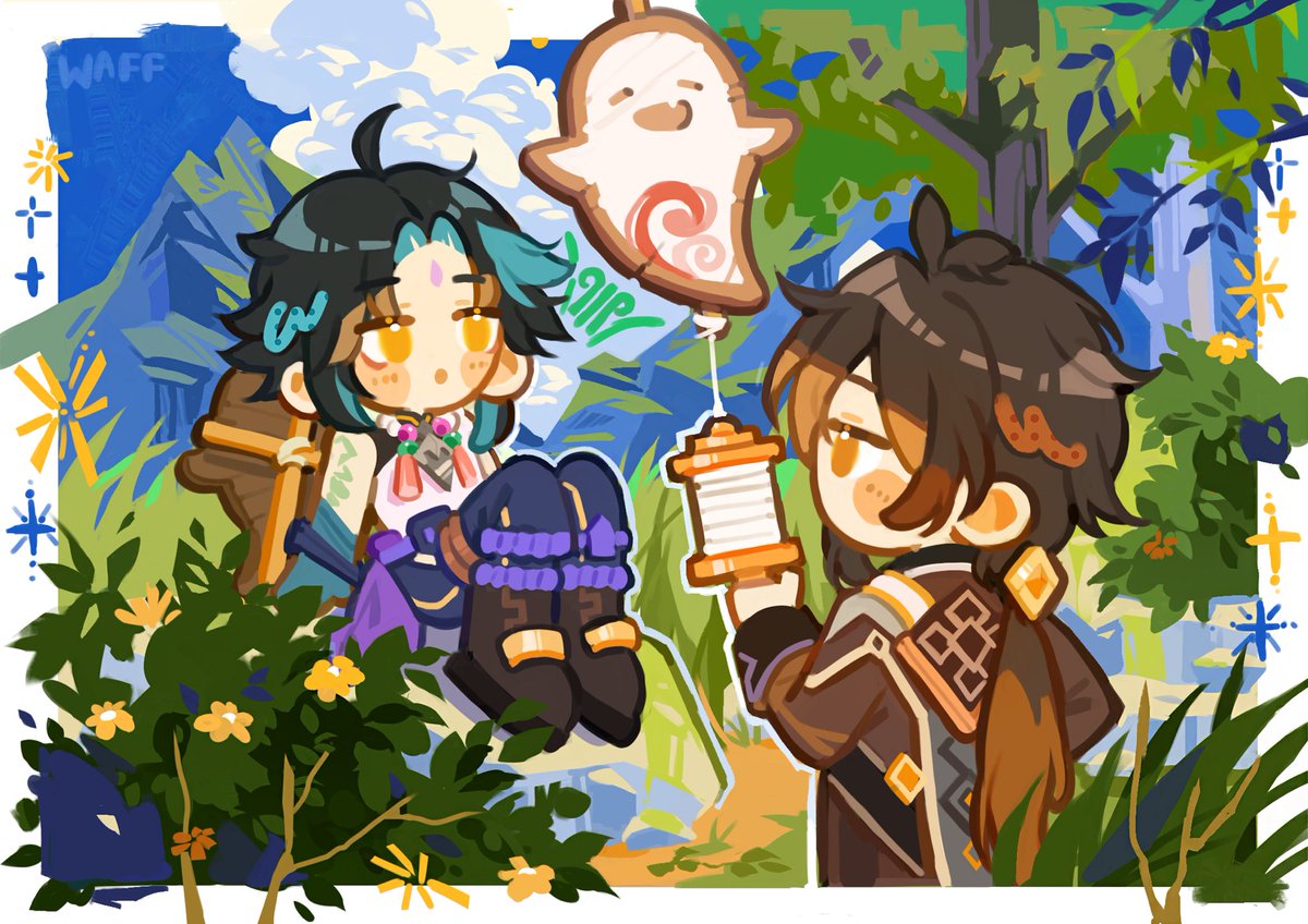 When the wind stops blowing

#genshinimpact #zhongli #xiao