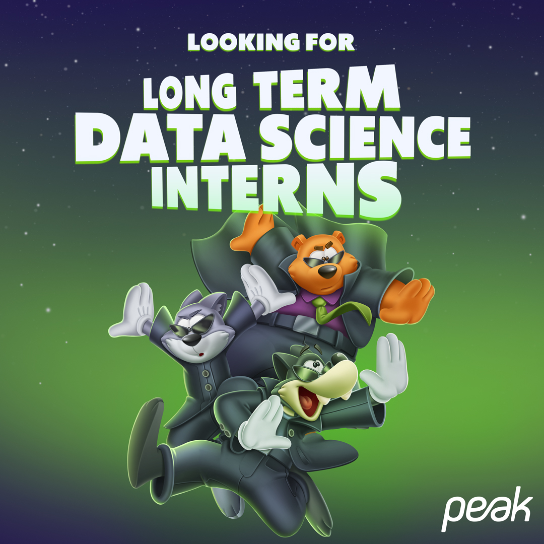 Here’s a new opportunity for a long-term internship at Peak - this time for 4th-year students in STEM who are willing to deal with a huge amount of data to solve challenging problems. 😎 

Apply here: pkg.ms/datascienceint…
