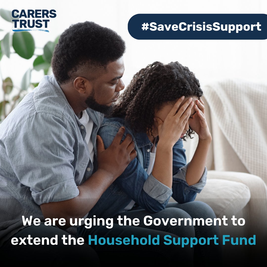 Carers Trust (@carerstrust) on Twitter photo We’re urging <a href="/Jeremy_Hunt/">Sir Jeremy Hunt MP</a> to extend the Household Support Fund beyond March, so that those that need it, including unpaid carers, are able to get the help they need 📢 #SaveCrisisSupport
Take action now: bit.ly/3wgu2Ix We’re urging <a href="/Jeremy_Hunt/">Sir Jeremy Hunt MP</a> to extend the Household Support Fund beyond March, so that those that need it, including unpaid carers, are able to get the help they need 📢 #SaveCrisisSupport
Take action now: bit.ly/3wgu2Ix