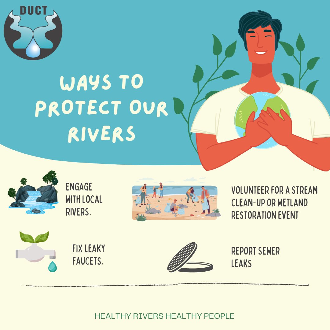 "It is in your hands to create a better world for all who live in it". -Nelson Mandela.

#healthyrivershealthypeople #ductwork #riverconservation #duct