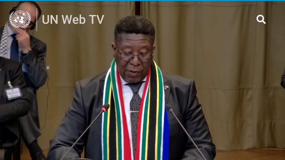 BREAKING: SOUTH AFRICAN REPRESENTATIVE TO THE ICJ ON ISRAEL’S CRIMES “All settlements must be dismantled and the two-state solution implemented.” “Israel is seriously violating international law and must be put to an end.” “The Israeli violence and attacks on Gaza are contrary…