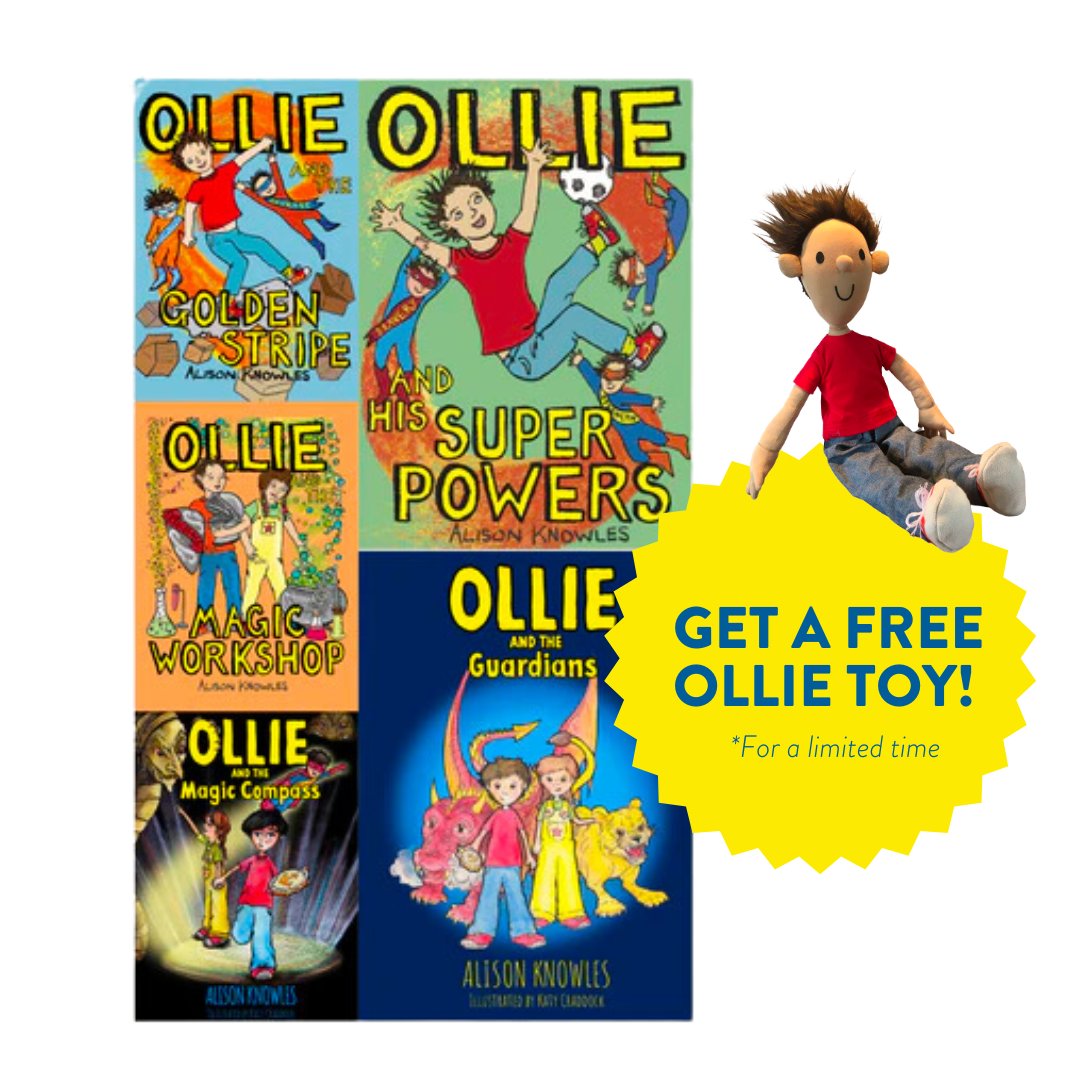 [𝗙𝗥𝗘𝗘 𝗢𝗟𝗟𝗜𝗘 𝗧𝗢𝗬] We have a super offer for you for a limited time only! 😳 Get a free Ollie toy worth £16.00 when you buy the complete series of Ollie books. Follow the link to grab our special offer >> ollieandhissuperpowers.com/collections/al…