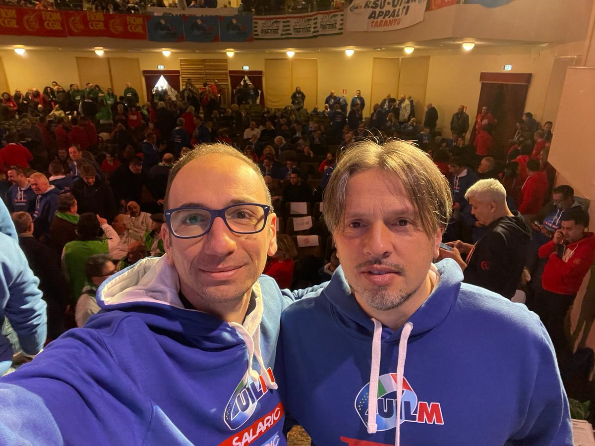 LuigiPinasco's tweet photo. 20Febbraio2024 Assemblea Nazionale delegate e delegati per approvare la piattaforma finalizzata al rinnovo del contratto nazionale metalmeccanici 2024-2027
Delegazione UILM Liguria presente! +Salario -Orario 
@UilmNazionale @UilmGenova @Claudio_Cabras @LeonardiGrazian @Prapapazzo https://t.co/qxY3AHCayR