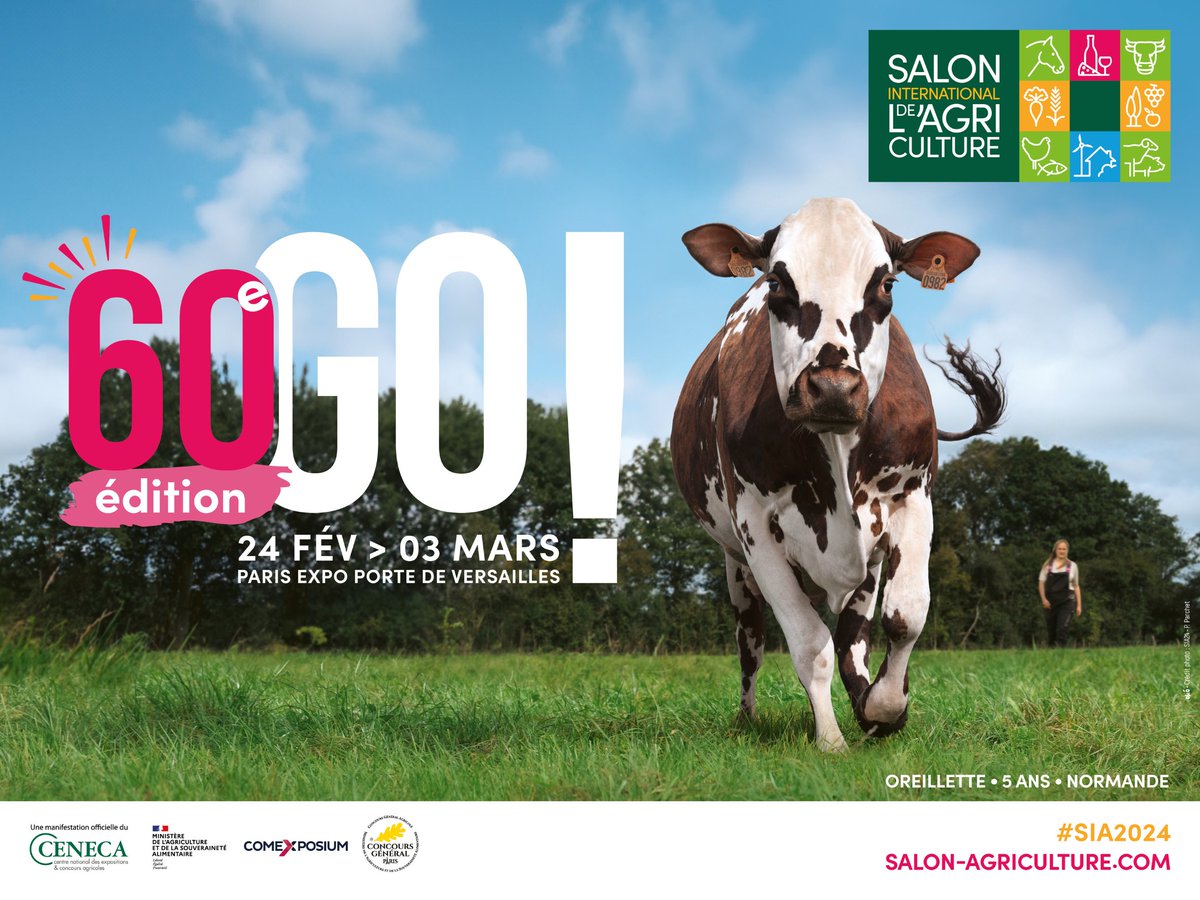 AgriculteursIDF's tweet photo. La 60ᵉ édition @Salondelagri🤩ouvre ses portes le 24/02 prochain,
L’association #AgriIDF👨🏼‍🌾👩🏻‍🌾 sera présente, nous avons hâte de tous vous retrouver pour une semaine de rencontre 🤝 et festif 🎉
Pour nous retrouver, rien de plus simple, rendez-vous 👉Hall 3– Allée B – Stand 52 👈 https://t.co/bmcO8zDw8a
