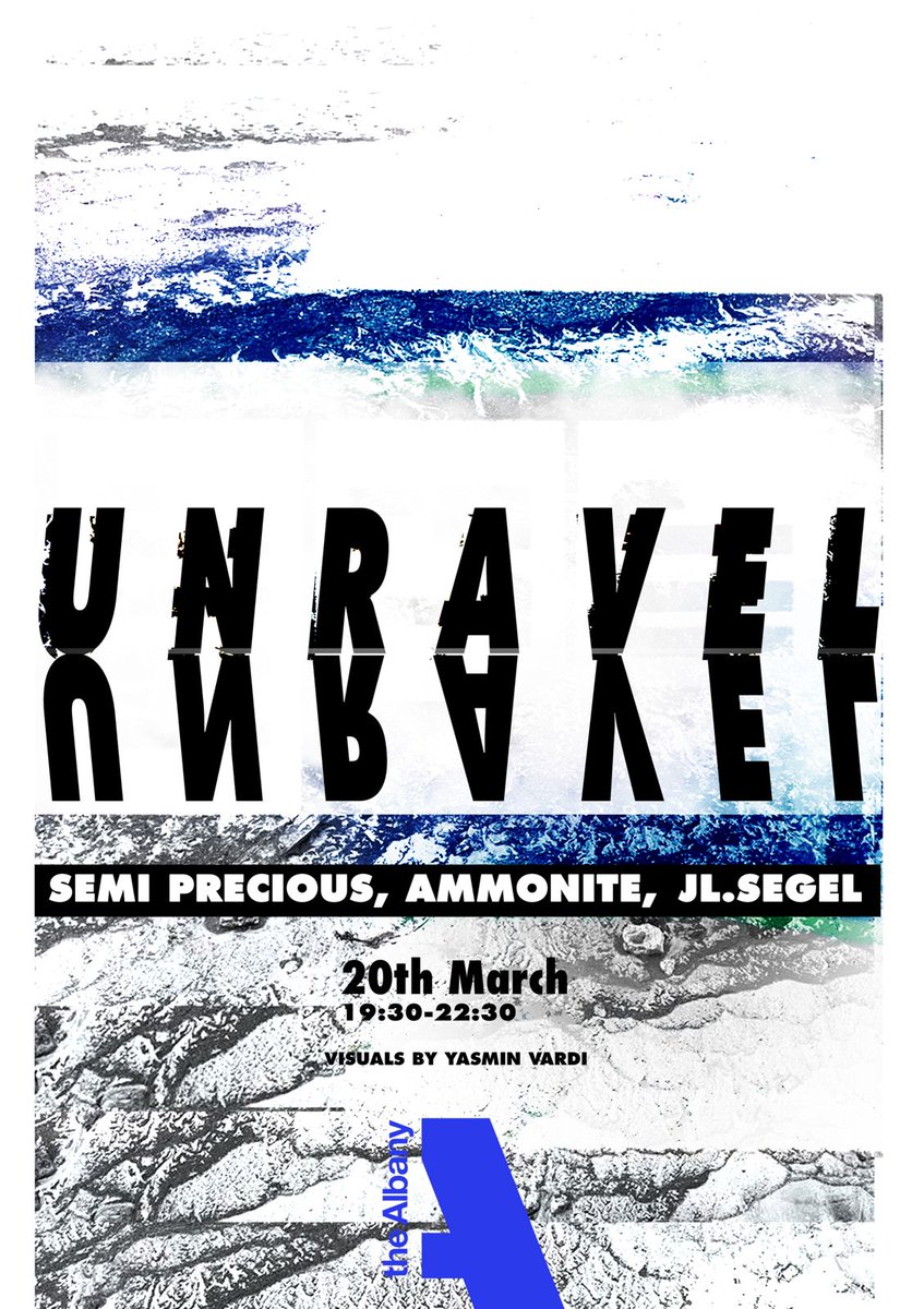 Join us for a Deptfordian night of live playing and collaboration, on 20 March at <a href="/TheAlbanySE8/">Albany Deptford</a>. Advanced booking recommended: thealbany.org.uk/shows/unravel