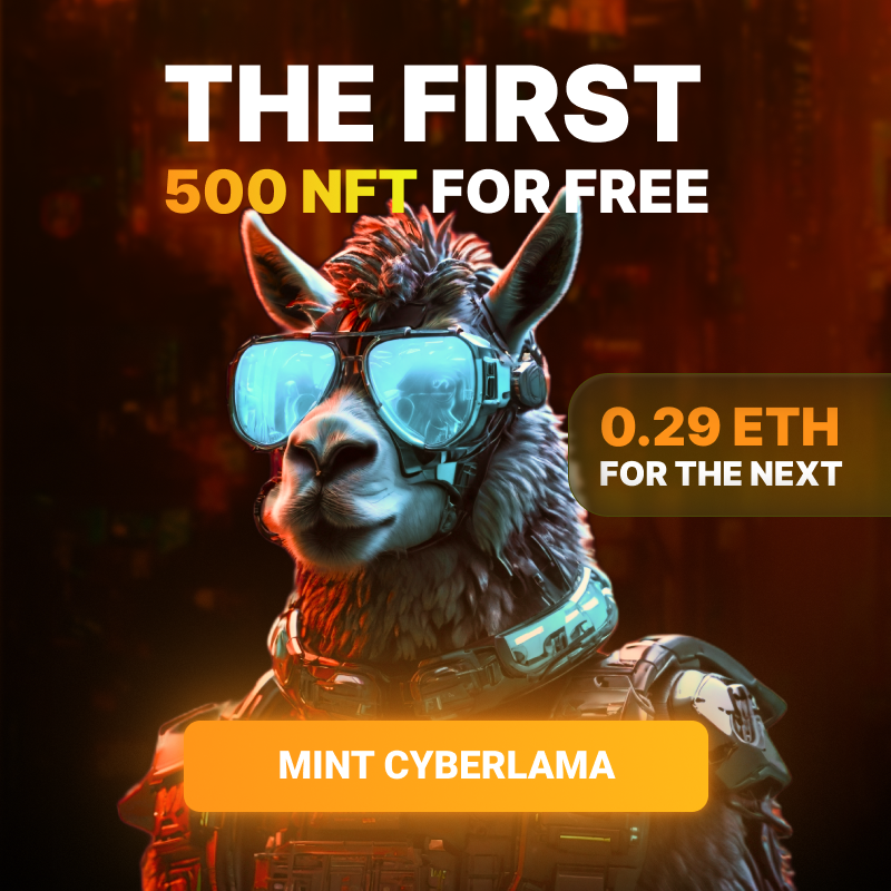 jesenrimo's tweet photo. 🔰The future is near and it will start with CyberLama AI. Here awaits you crazy adventures and fantastic giveaways!