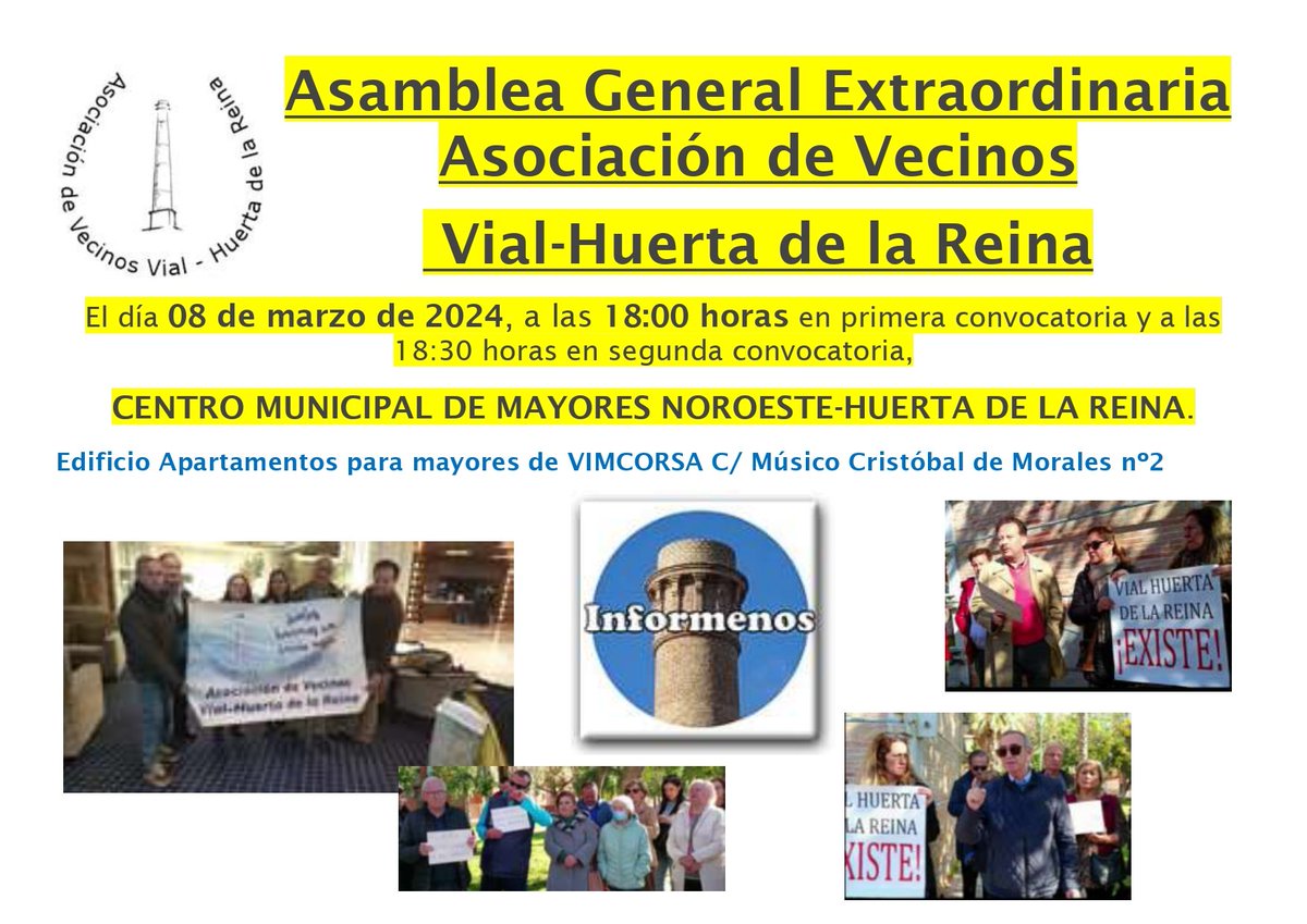 A.V. Vial Huerta de la Reina (@avvvialhuertare) on Twitter photo 
