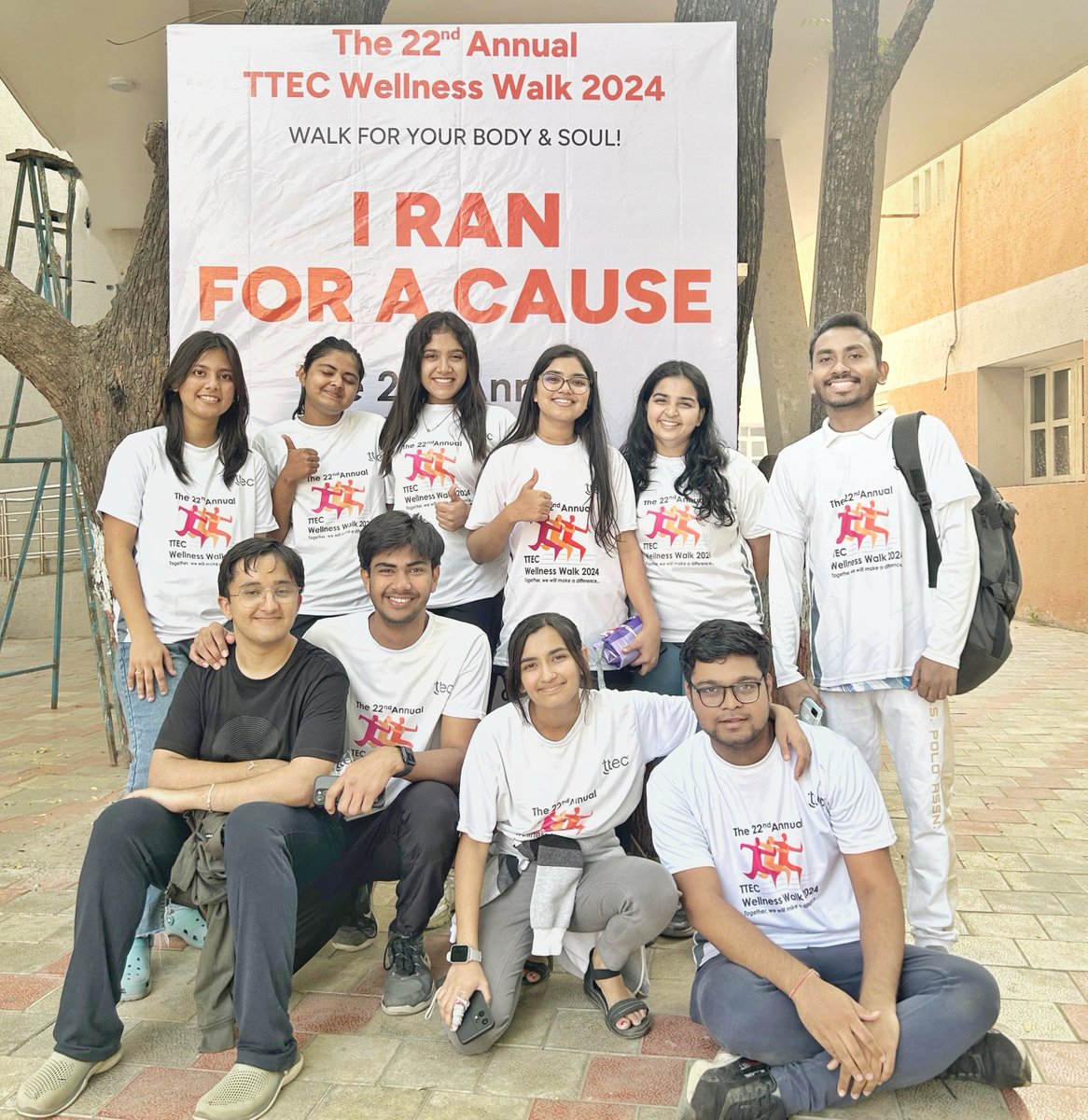 NirmaUniTweets's tweet image. Our NSS UNIT - IAPNU recently joined the 22nd Annual TTEC Wellness Walk 2024 with 63 students. Held on February 18, at L. D. College of Engineering, Ahmedabad, we aim to promote social welfare, health consciousness, and community engagement.

#NSSUnit #NirmaUniversity #NirmaUni