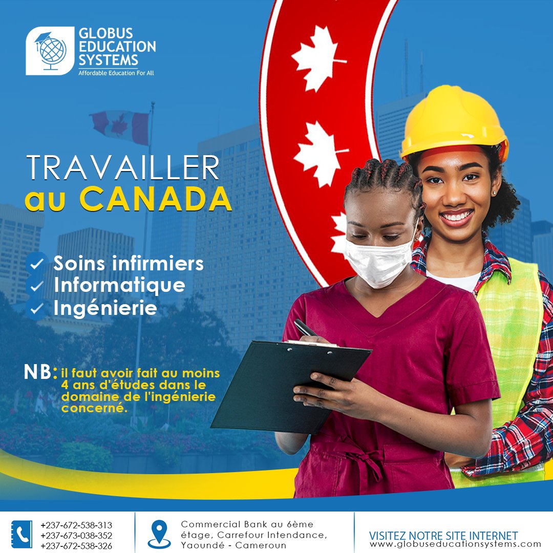 Des opportunités en or au Canada
#GlobusEduSystems