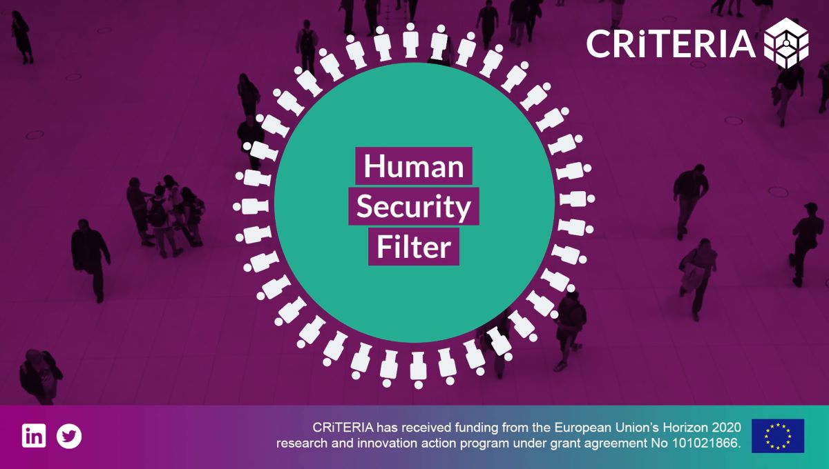 📢New #CRiTERIA video released: #HumanSecurityFilter! It brings the #human dimension of #security into focus including the identification and addressing of #migrant-specific #vulnerabilities.
➡️project-criteria.eu/criteria-video…
H2020 #RiskAnalysis #BorderSecurity #HumanRights