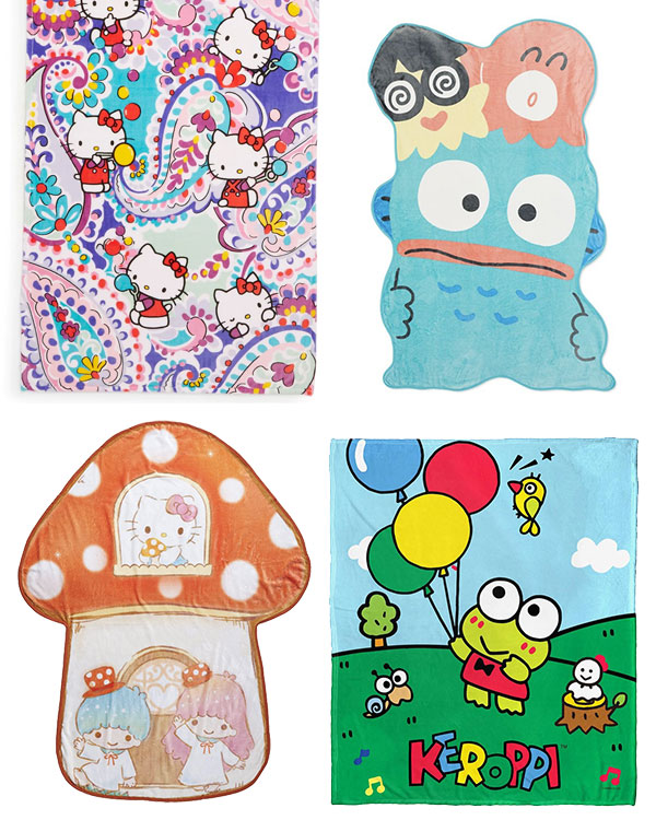 Snuggle up with a kawaii blanket featuring your favourite Sanrio characters including Hello Kitty, Little Twin Stars, Keroppi & Hangyodon. supercutekawaii.com/2024/02/kawaii…