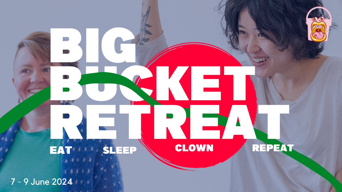UglyBucket's tweet image. The Big Bucket Retreat at Bidston Observatory is back!

Save the date 7-9 June 2024 🗓️

Tickets on sale soon for this weekend of clowning, shared food, socials and more. 

#EatSleepClownRepeat 🔴
📸 @jackehlen