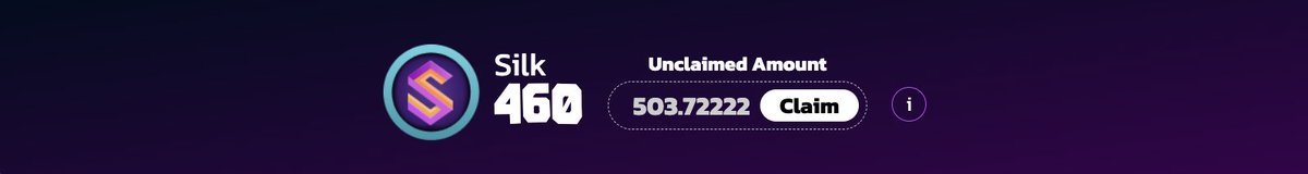 GM, $SILK Seekers!🚀 How's your $SILK stash growing? Let's hear those numbers!💥