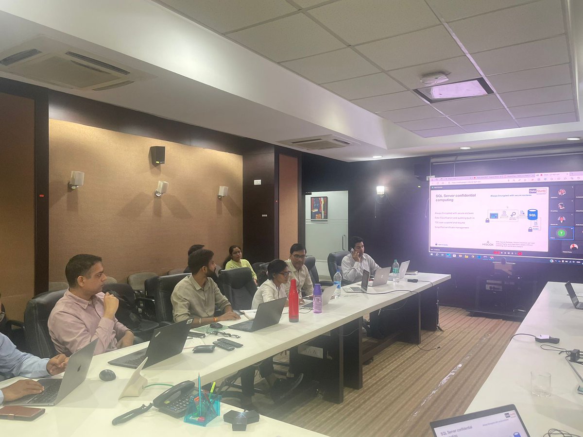 An online session was organized for all PeMTs of #MPSeDC today, delivering insights on MS #SQL Server 2022, Azure Open #AI Platform, and Gen AI. The session also included use case demonstrations.