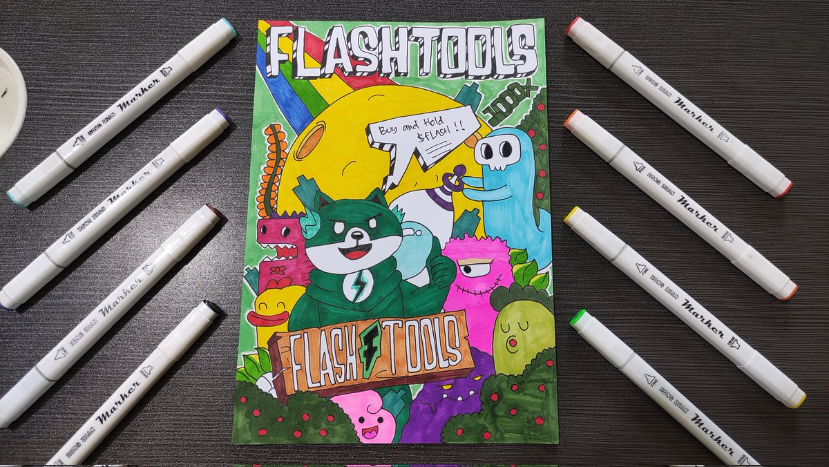 papahaliffreal's tweet image. My Original Drawing for participan the contest
I hope @flashlabs_SG Will love it ☺️🙏
#FLASH #FlashTools
@flashlabs_SG