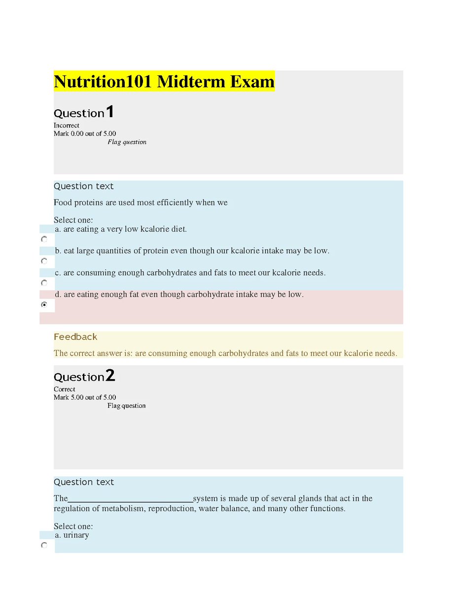 ChloeMcMil63388's tweet image. Nutrition101 Midterm Exam COMPLETE AND APPROVED SOLUTION GRADED A+
hackedexams.com/item/7629/nutr…
#nutrition #MidtermExams #hackedexams