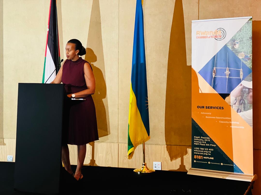 rttaRwanda's tweet photo. 40 RTTA members attended an educational seminar with Jordan's Ministry of Tourism at Marriott Hotel Kigali, in collaboration with @RDBrwanda. Our Chairperson Nadia Keza spoke on behalf of the  Chamber of Tourism, fostering new tourism opportunities. 🇷🇼🇯🇴 

#RTTA #NetworkingEvent https://t.co/s9ieQ39KLZ