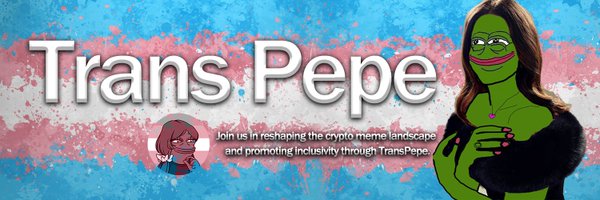 Transpepe #Crypto project has a warm and fuzzy place 
for everyone, whether you're a part of the trans community or not.🏳️‍⚧️

Come hang out with us with thrilling chats about our bullish project in the link below!⬇️
t.me/Transpepe_Offi…
#cryptocurrency #CryptoCommunity #memecoin