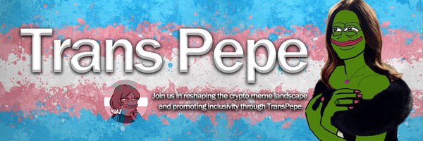 Transpepe #Crypto project has a warm and fuzzy place for everyone, whether you're a part of the trans community or not.🏳️‍⚧️ Come hang out with us with thrilling chats about our bullish project in the link below!⬇️ t.me/Transpepe_Offi… #cryptocurrency #CryptoCommunity #memecoin