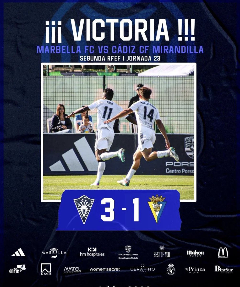 ➡️ 🚀 <a href="/HugoRguez89/">Hugo Rguez</a> (gol) y <a href="/R_deVicente/">Rafa de Vicente</a> (gol) ganan 3-1 al Cadiz B con el <a href="/marbella_fc/">Marbella FC</a>
