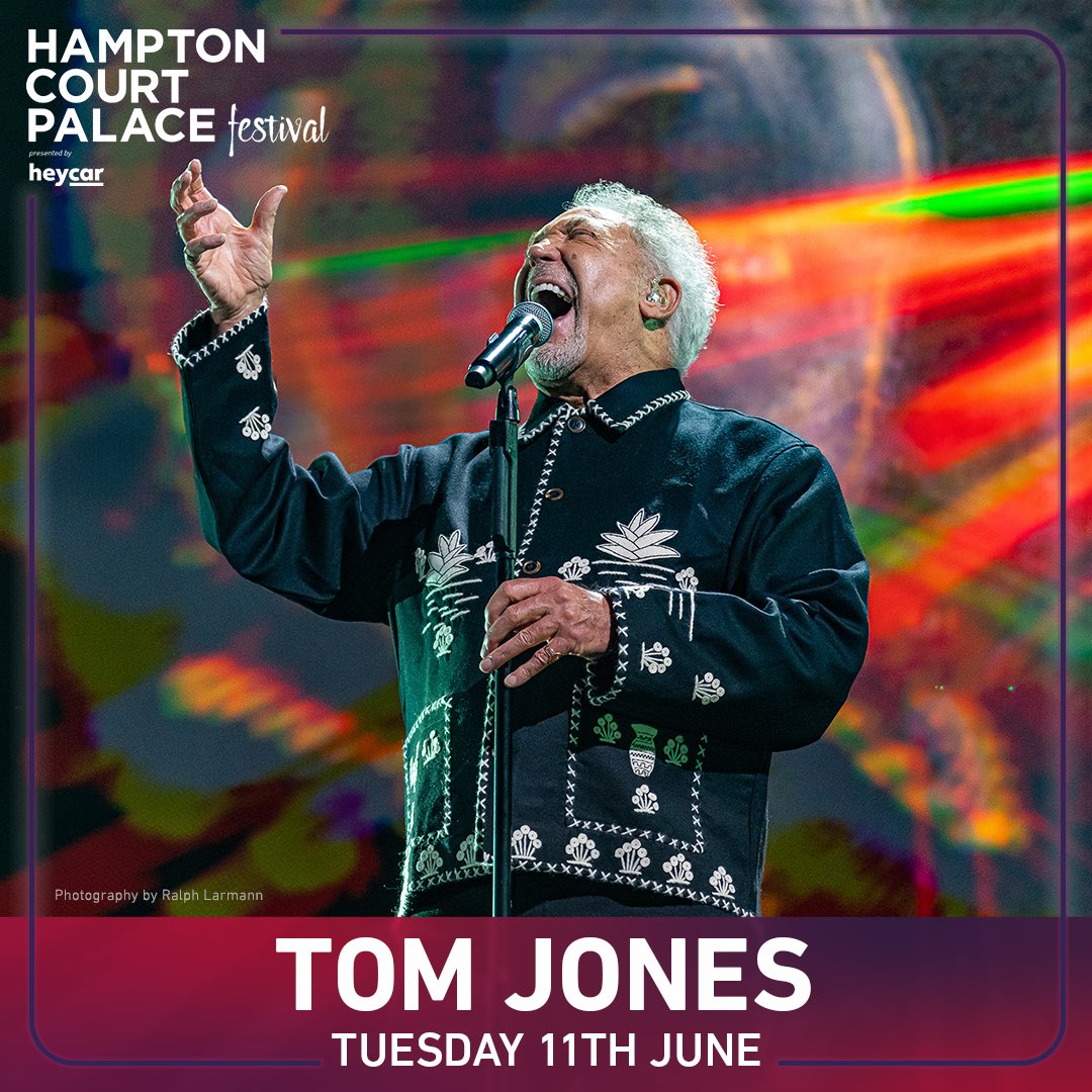 Thrilled to announce I will be playing @HCPFestival this June! 🏰🎉 🎟️ on sale Friday 10am hcpfestival.seetickets.com/event/tom-jone…