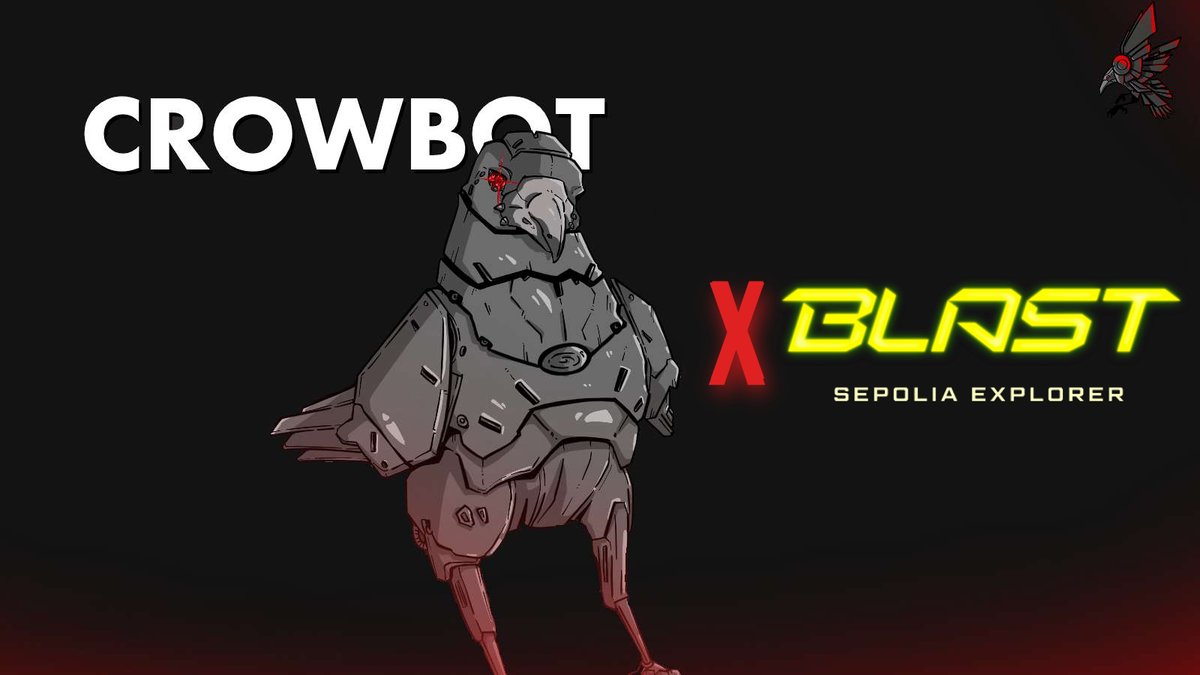 Quick Update From CrowBot!

CrowBot x <a href="/Blast_L2/">Blast</a> 

We will be rolling out Blast testnet farming in the upcoming 2 Days for our Holders.