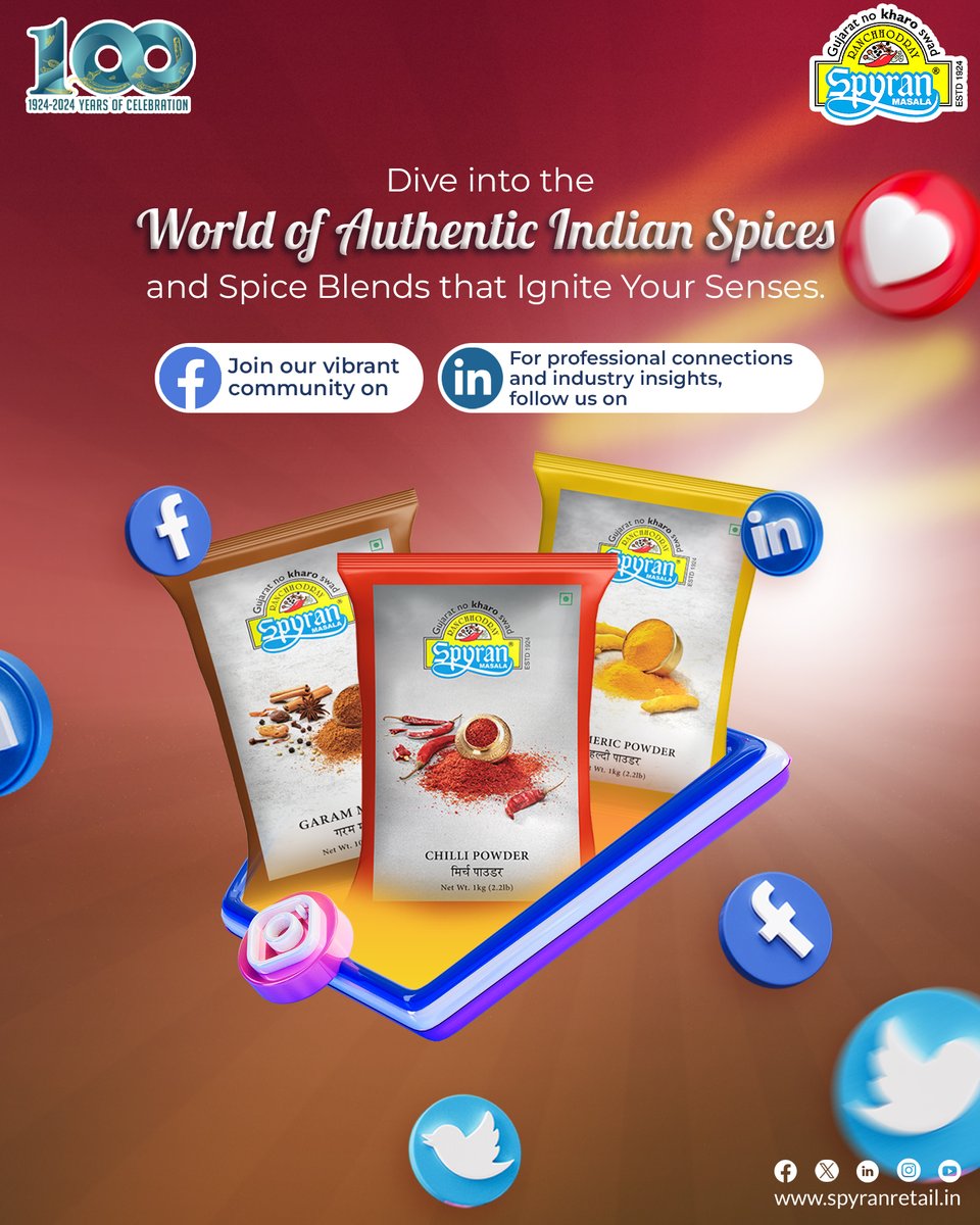 Join our vibrant Facebook community and discover a wealth of recipes, tips, and discussions on Indian cuisine. For industry insights and professional connections, follow us on LinkedIn. 
#SpyranMasala #IndianSpices #FlavorfulJourney #CulinaryCreations #SpiceBlends #Authentic