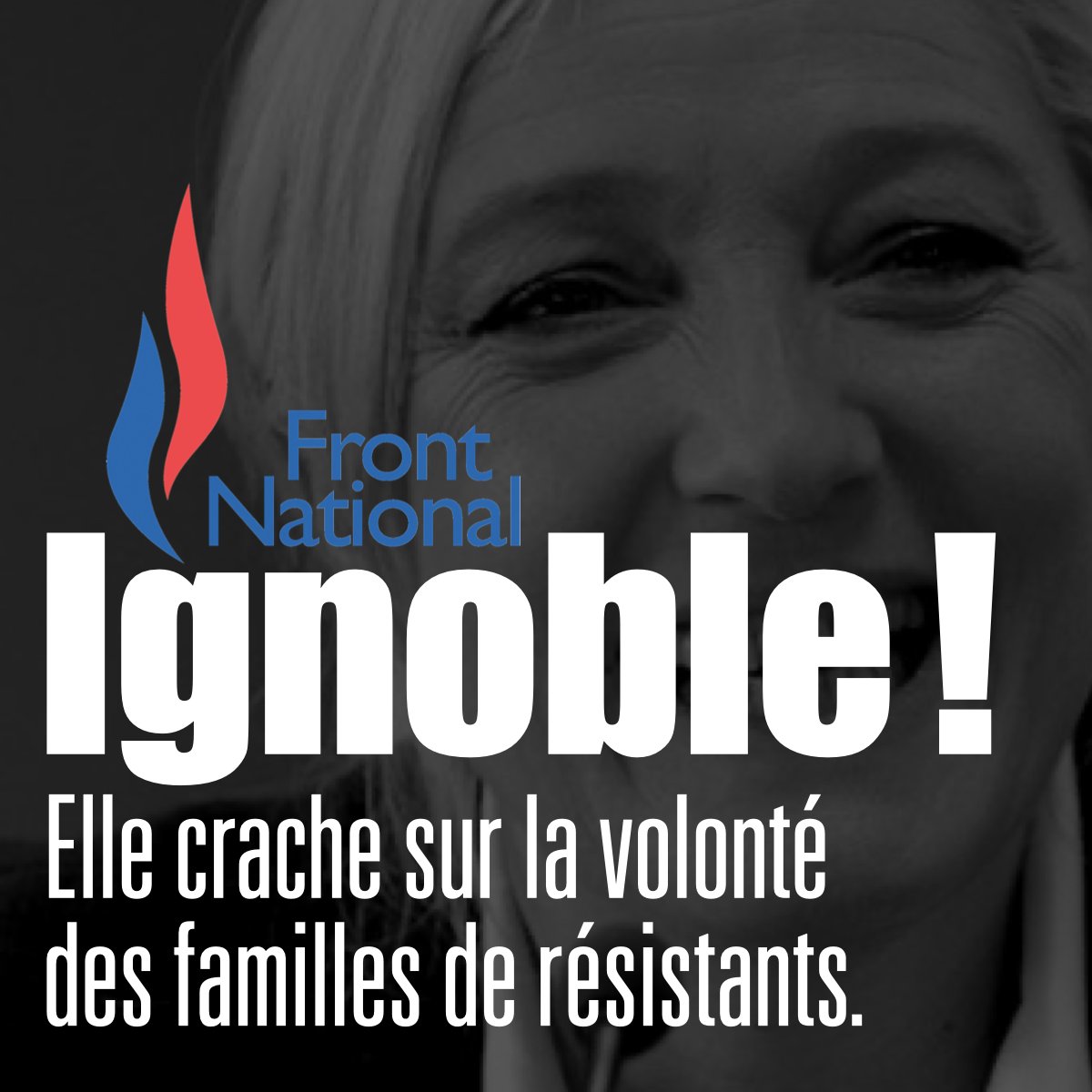 Plusieurs descendants de Résistants se joignent à Emmanuel Macron pour demander à Marine Le Pen de ne pas se rendre à la panthéonisation de Missak Manouchian. Elle s’en fiche ! Normal, pour la cheffe d’un parti fondé par des collabos !