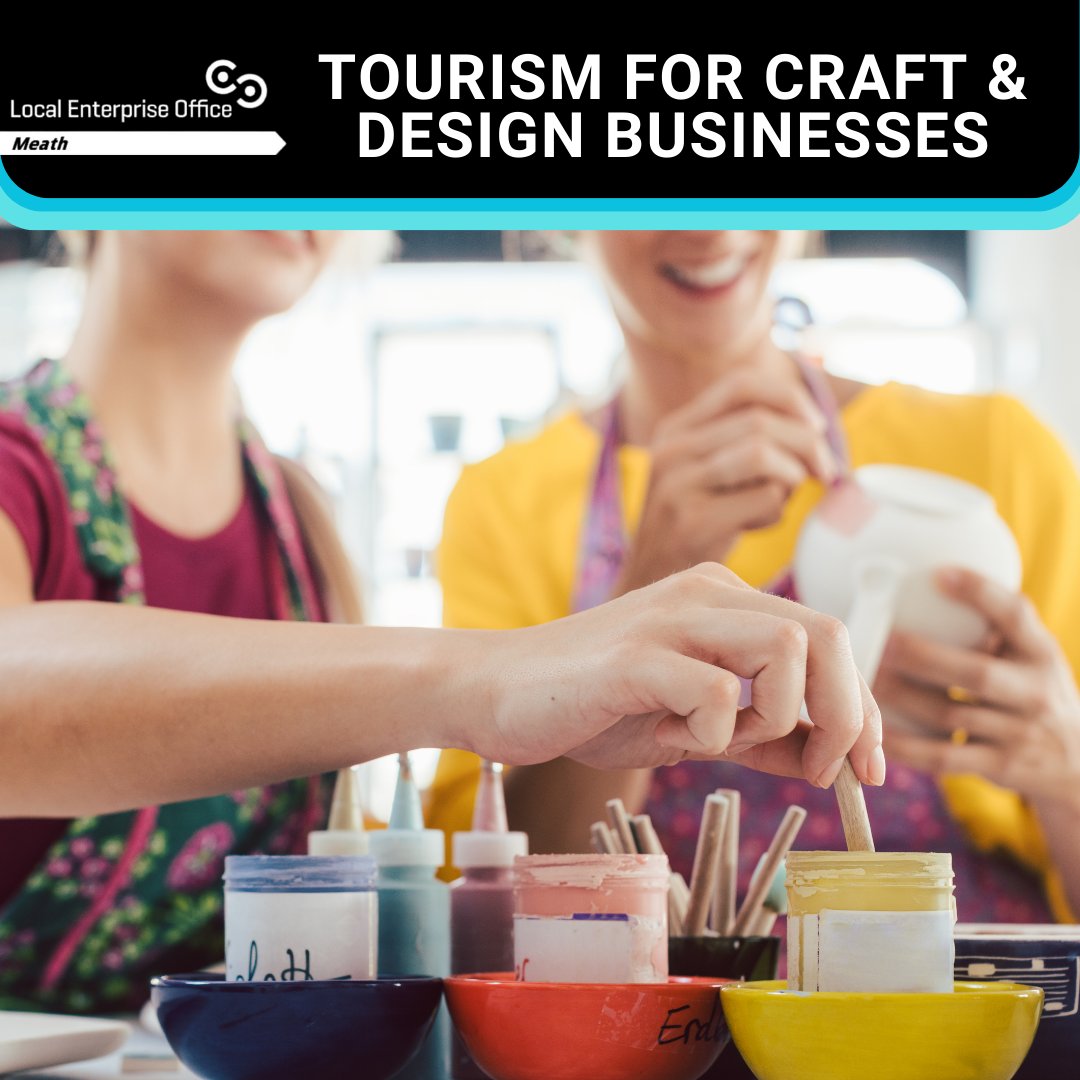 There are just 2 places left at the information session for Tourism for Craft & Design Businesses Programme. This is a new programme developed by LEO Meath & @LEOLouth with @Failte_Ireland. Find more information or book here: localenterprise.ie/Meath/Training…