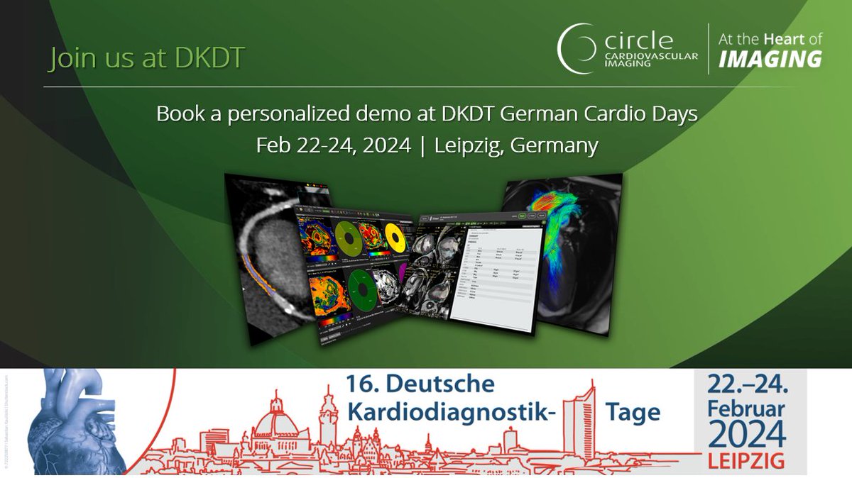 Are you going to the 16th German Cardiodiagnostic Days this week? Book a meeting with our team and discover our latest innovations in #cvi42 6.0! calendly.com/circlecvi/dkdt