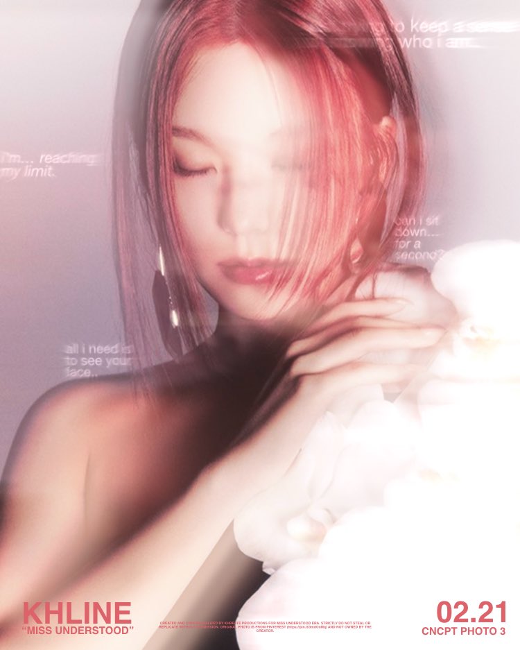 KHLINEOFCL's tweet photo. ⠀
⠀
﹙ ♡⋆͛ ﹚'KHLINE' COMEBACK TEASER
【 Concept Photo 3 & 4 】
𖣯 TUNE IT OUT, GONNA GET MY MIND OFF OF IT
➫ ALBUM RELEASE: 2024. FEB. 21.
➫ MV RELEASE: 2024. FEB. 21.
➫ @OFFICIAL_KHLINE
#KHLINE #MISSUNDERSTOOD #YOUDONTKNOWKHLINE
⠀
⠀ https://t.co/WNsqY4VuF5