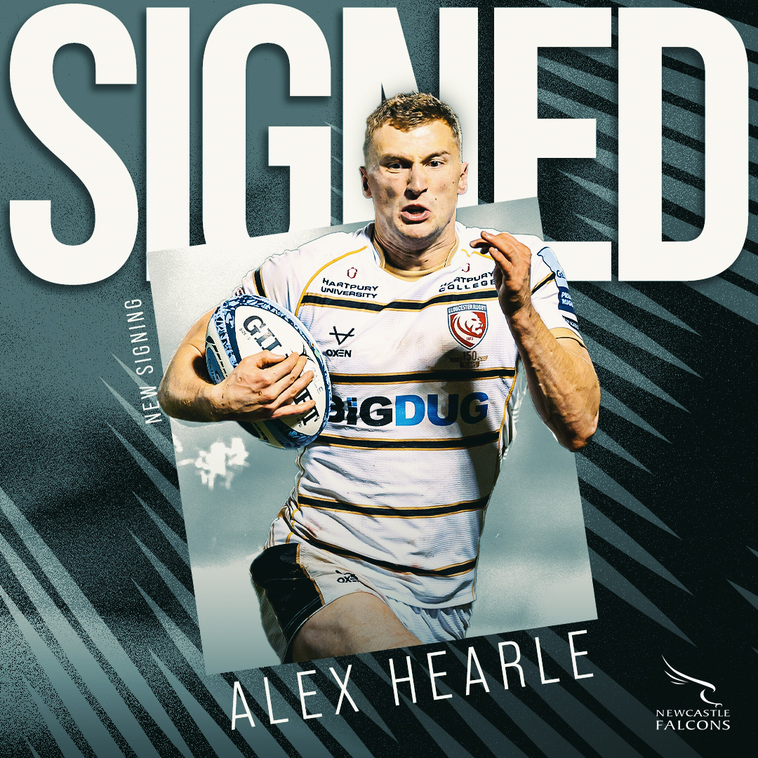 Newcastle Falcons (@falconsrugby) on Twitter photo โ๏ธ ๐๐๐๐๐๐ฟ!
Gloucesterโs <a href="/Alex_Hearle/">Alex Hearle</a> will join Newcastle Falcons this summer on a two-year deal.
The 25-year-old can play wing or centre and will be re-united with Steve Diamond, under whom he worked at Worcester Warriors.
๐ newcastlefalcons.co.uk/gloucesters-alโฆ
#TrueNorth โ๏ธ ๐๐๐๐๐๐ฟ!
Gloucesterโs <a href="/Alex_Hearle/">Alex Hearle</a> will join Newcastle Falcons this summer on a two-year deal.
The 25-year-old can play wing or centre and will be re-united with Steve Diamond, under whom he worked at Worcester Warriors.
๐ newcastlefalcons.co.uk/gloucesters-alโฆ
#TrueNorth