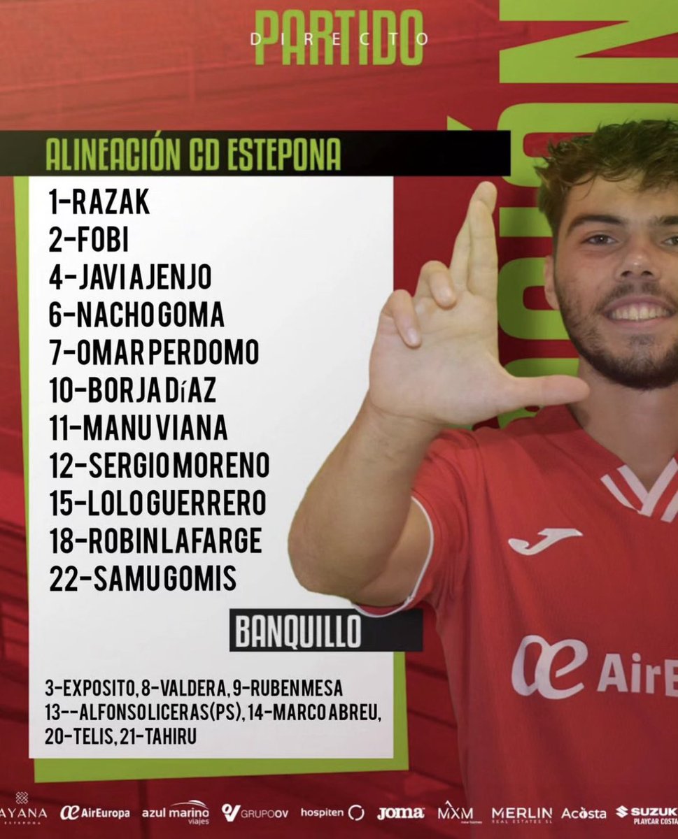 ➡️🚀 <a href="/manuviana11/">Manucho</a> vuelve al 11 titular y da asistencia para el empate del <a href="/CDEstepona/">C.D. Estepona</a>